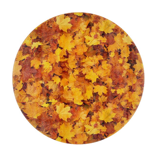 Planche À Découper Motif Feuille d'Érable-25877 (Devant)
