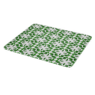 Planche À Découper Motif Feuille, Motif De Feuilles, Feuilles Verts