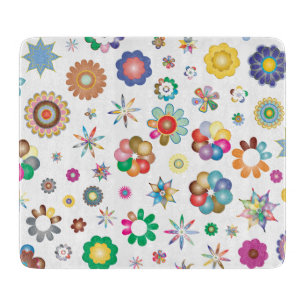 Planche À Découper Motif floral
