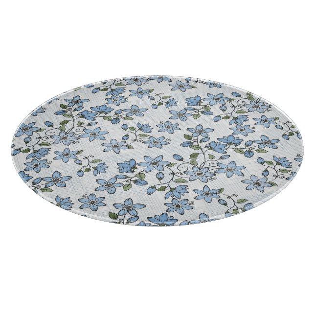Planche À Découper Motif floral 2 (Coin)
