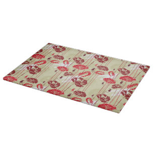 Planche À Découper Motif floral 2 d'élégance abstraite