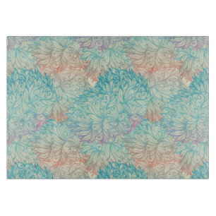 Planche À Découper Motif floral multicolore de griffonnage