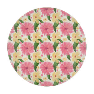 Planche À Découper Motif floral tropical sans couture