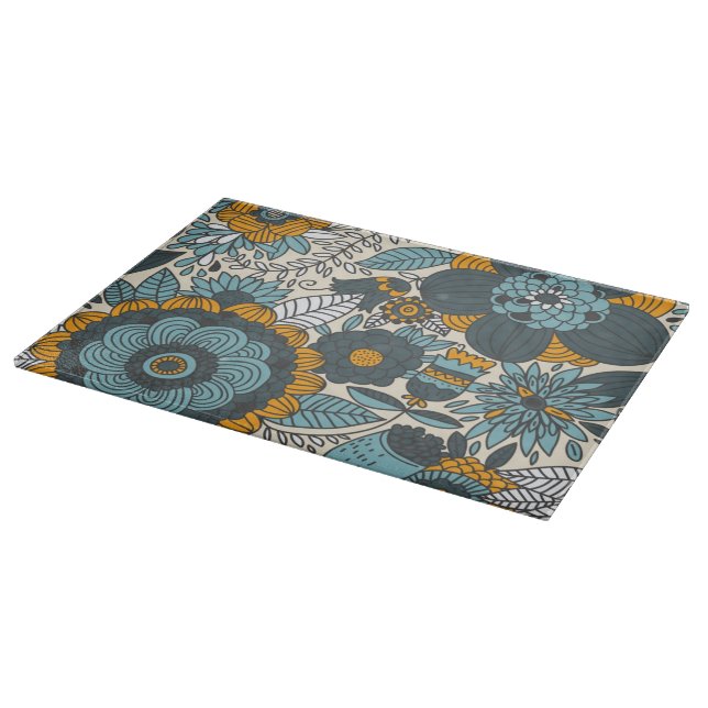 Planche À Découper Motif floral vintage (Coin)