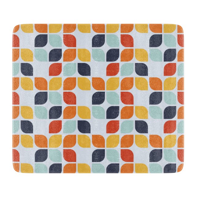 Planche À Découper Motif géométrique vintage (Devant)