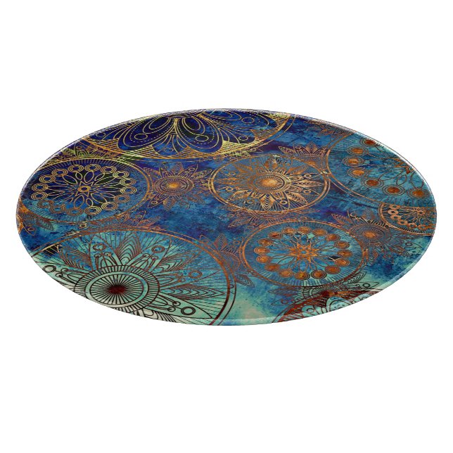 Planche À Découper Motif grunge d'art (Coin)