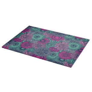 Planche À Découper Motif lumineux élégant des fleurs magnifiques
