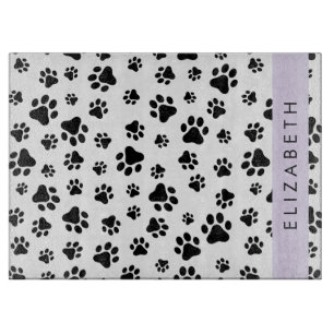 Planche À Découper Motif mâle, Patrouilles de chien, Noir et Blanc, V