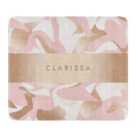 Motif moderne élégant d'abrégé sur blanc de rose