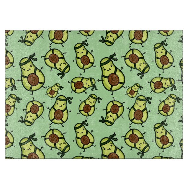 Planche À Découper Motif Ninja Avocado (Devant)