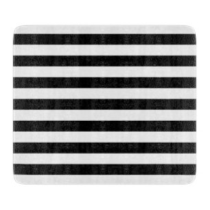 Planche À Découper Motif noir et blanc
