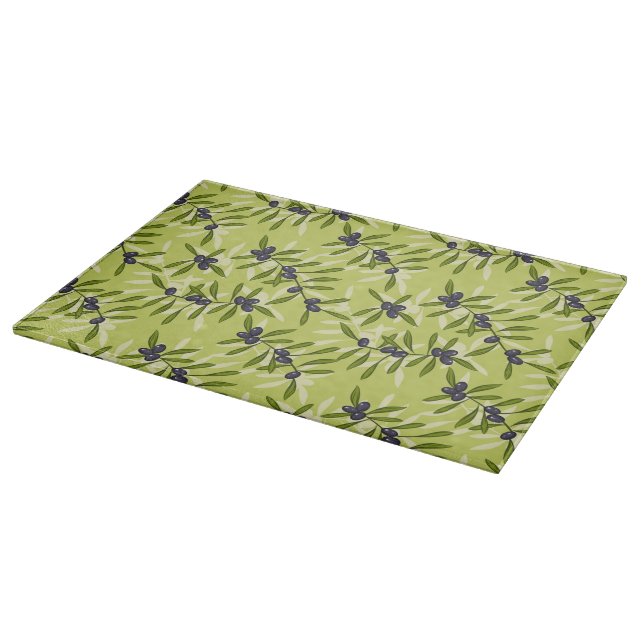 Planche À Découper Motif olive (Coin)