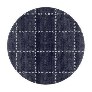 Planche À Découper Motif "Positif" branché, contrôle de grille.