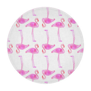 Planche À Découper Motif rose de Flamant rose