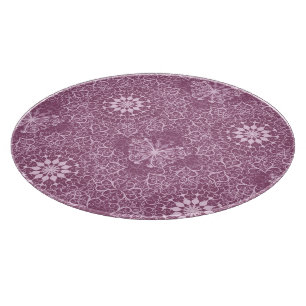 Planche À Découper Motif rose vintage