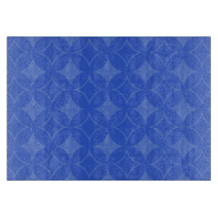 Planche À Découper Motif shippo bleu royal