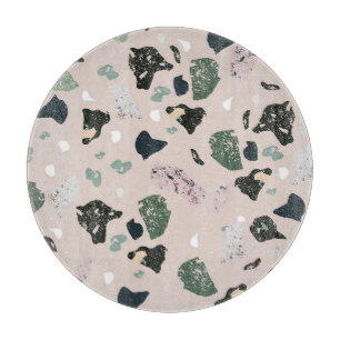 Planche À Découper Motif Terrazzo Vert