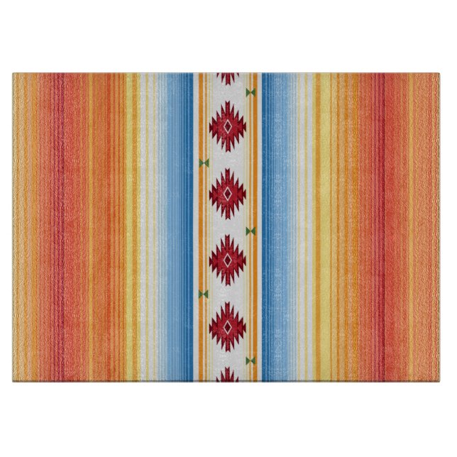 Planche À Découper Motif traditionnel de couverture de Serape de (Devant)