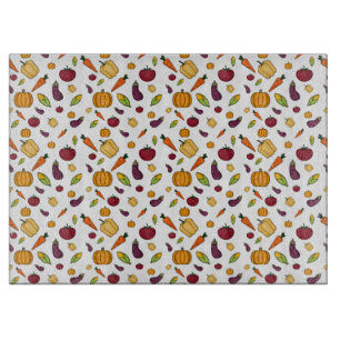 Planche À Découper Motif végétal de moisson de Thanksgiving