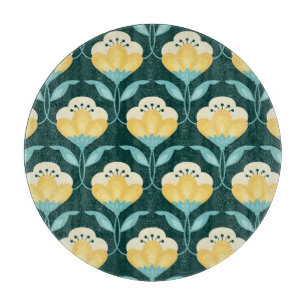 Planche À Découper Motif Vintage rétro Floral