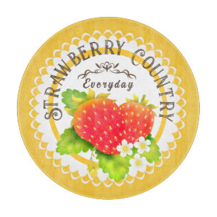 Planche À Découper Moutarde aux fraises