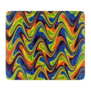 Planche À Découper Multicolor Abstrait