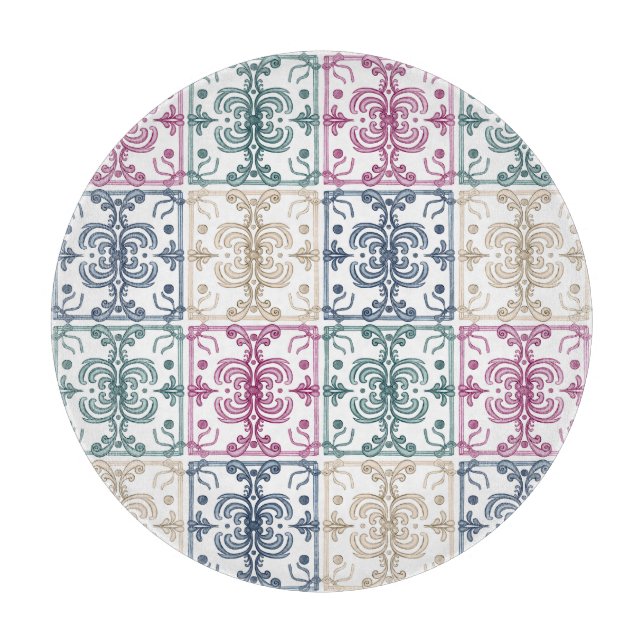 Planche À Découper Multicolor Tiles (Devant)