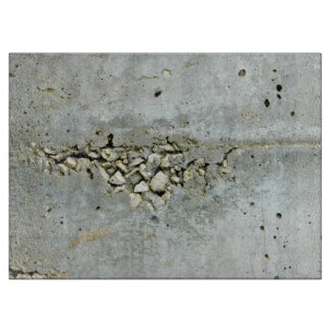 Planche À Découper Mur en béton criqué avec de petites pierres
