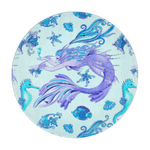 Planche À Découper Mystic Fairy Purple Créature Carreaux en céramique