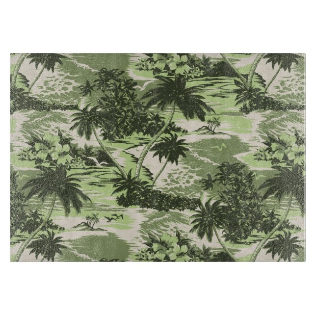 Planche À Découper Napili Bay Hawaiian Glass Cutboard (Devant)