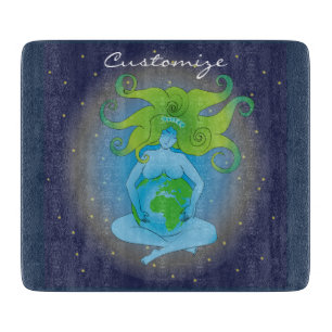Planche À Découper New Age Gaia Goddess Thunder_Cove