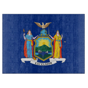 Planche À Découper New York : l'Empire State, Drapeau de la grosse po
