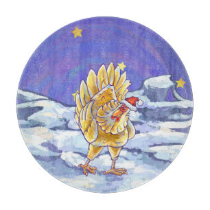 Planche À Découper Noël au poulet