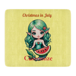 Planche À Découper Noël en juillet Elf Mermaid Thunder_Cove