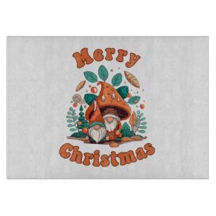 Planche À Découper Noël Gnome Rétro