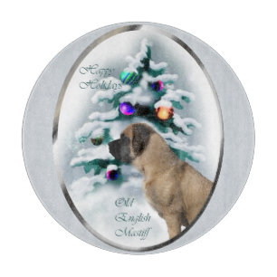 Planche À Découper Noël mastiff anglais