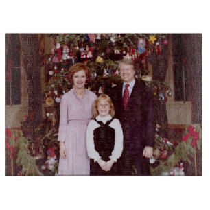 Planche À Découper Noël Président James Jimmy Carter Maison Blanche