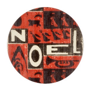 Planche À Découper Noel Rouge