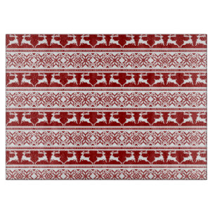 Planche À Découper Noël scandinave renne