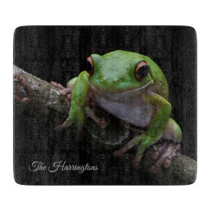 Planche À Découper Nom personnalisé Grenouille
