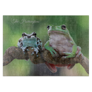 Planche À Découper Nom personnalisé Grenouille