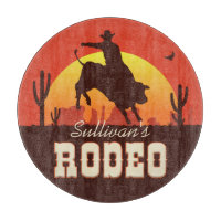 NOM Personnalisé Western Cowboy Bull Rider Rodeo