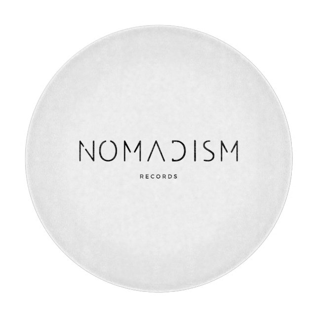 Planche À Découper Nomadism Records Logo Noir (Devant)