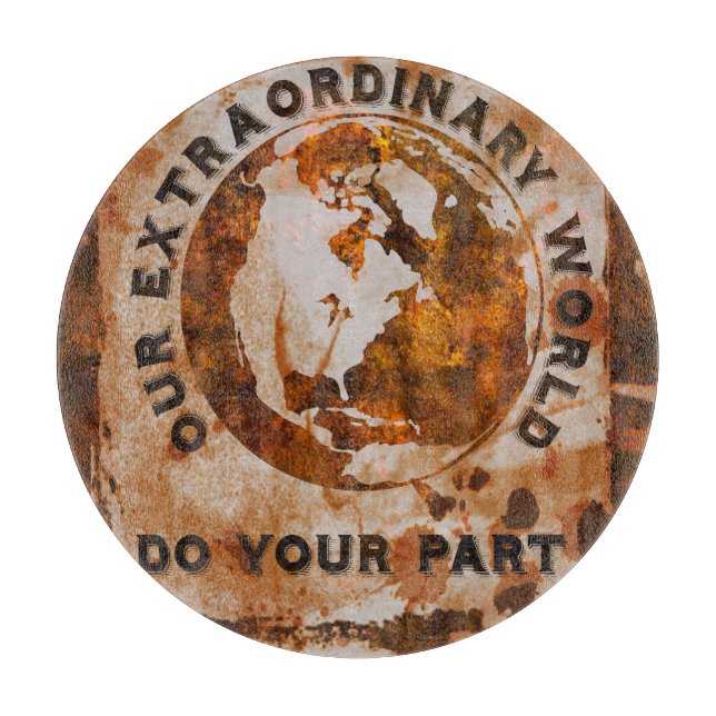 Planche À Découper Notre monde extraordinaire (Devant)