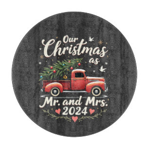 Planche À Découper Notre Noël en tant que M. et Mme 2024 Couples asso