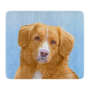 Planche À Découper Nouvelle-Écosse Peinture de chien pour l'essayeur 