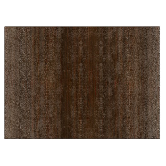 Planche À Découper Noyer foncé Brown Bambou en bois Grain Look (Devant)