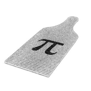 Planche À Découper Numéro noir d'origine pi jour symbole mathématique