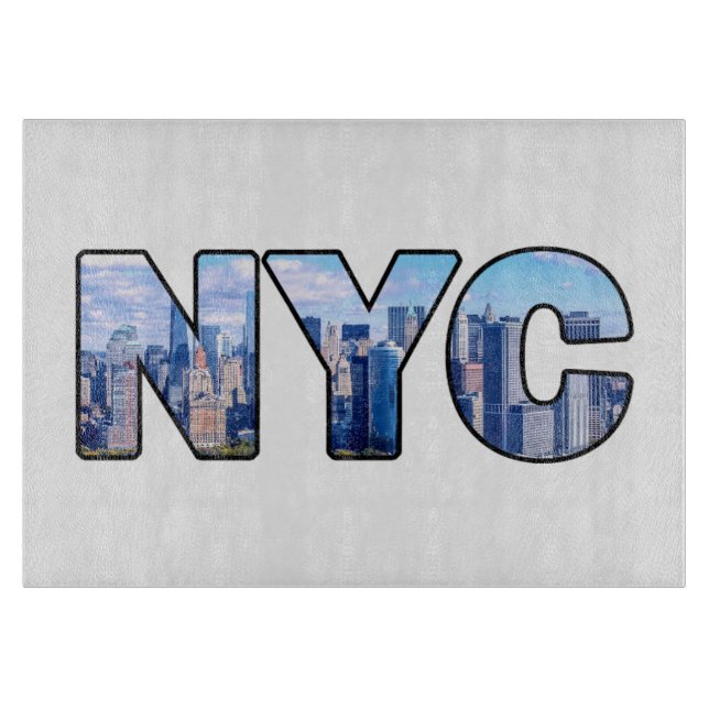 PLANCHE À DÉCOUPER NYC (Devant)