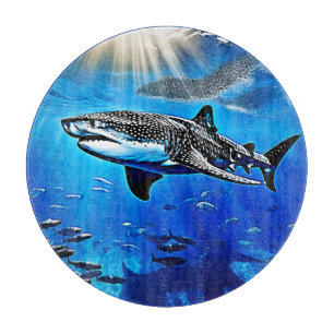Planche À Découper Océan Baleine Requin Giant Natation